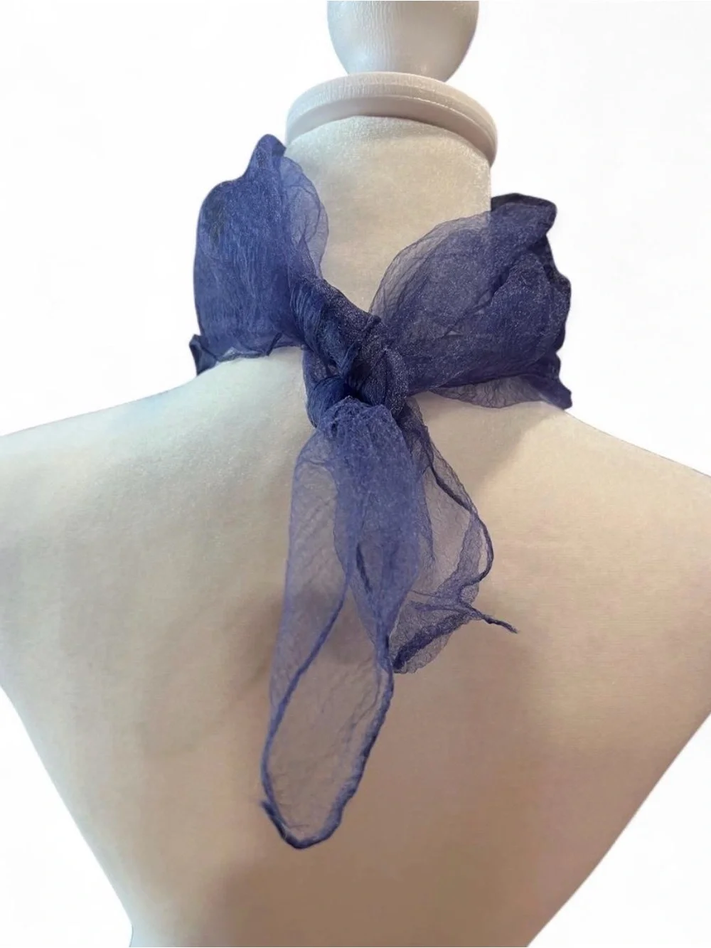 Lightweight Navy Sheer Scarf - Women Accessories